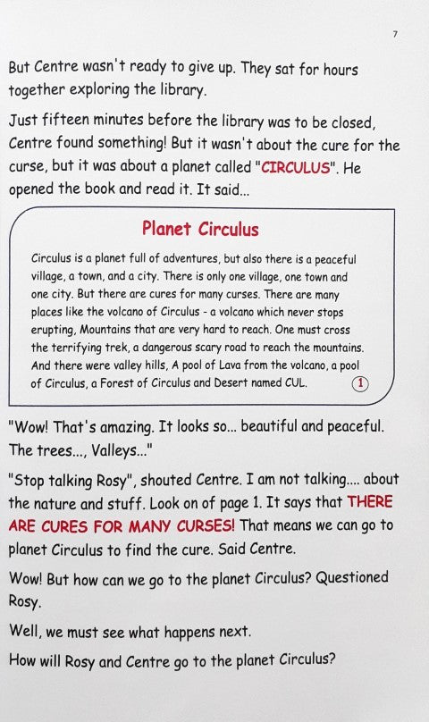 The Adventures of Rosy and Centre The Adventures Through the Planet Circulus