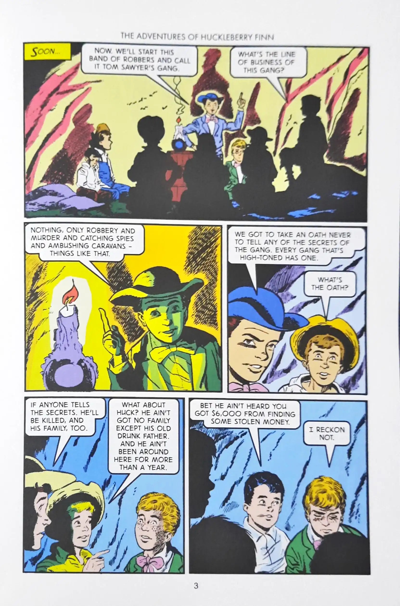 【希少】アンティーク コミック デンマーク版 ポパイ ディズニー ザ ファントム The Adventures of Huckleberry Finn : Classics Illustrated No. 18