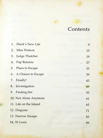 Om Illustrated Classics The Adventures Of Huckleberry Finn (HC) (P)