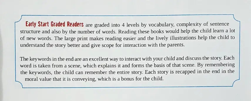 Early Start Graded Readers Level 1 The Ant And The Grasshopper Moral Based Stories With Keywords