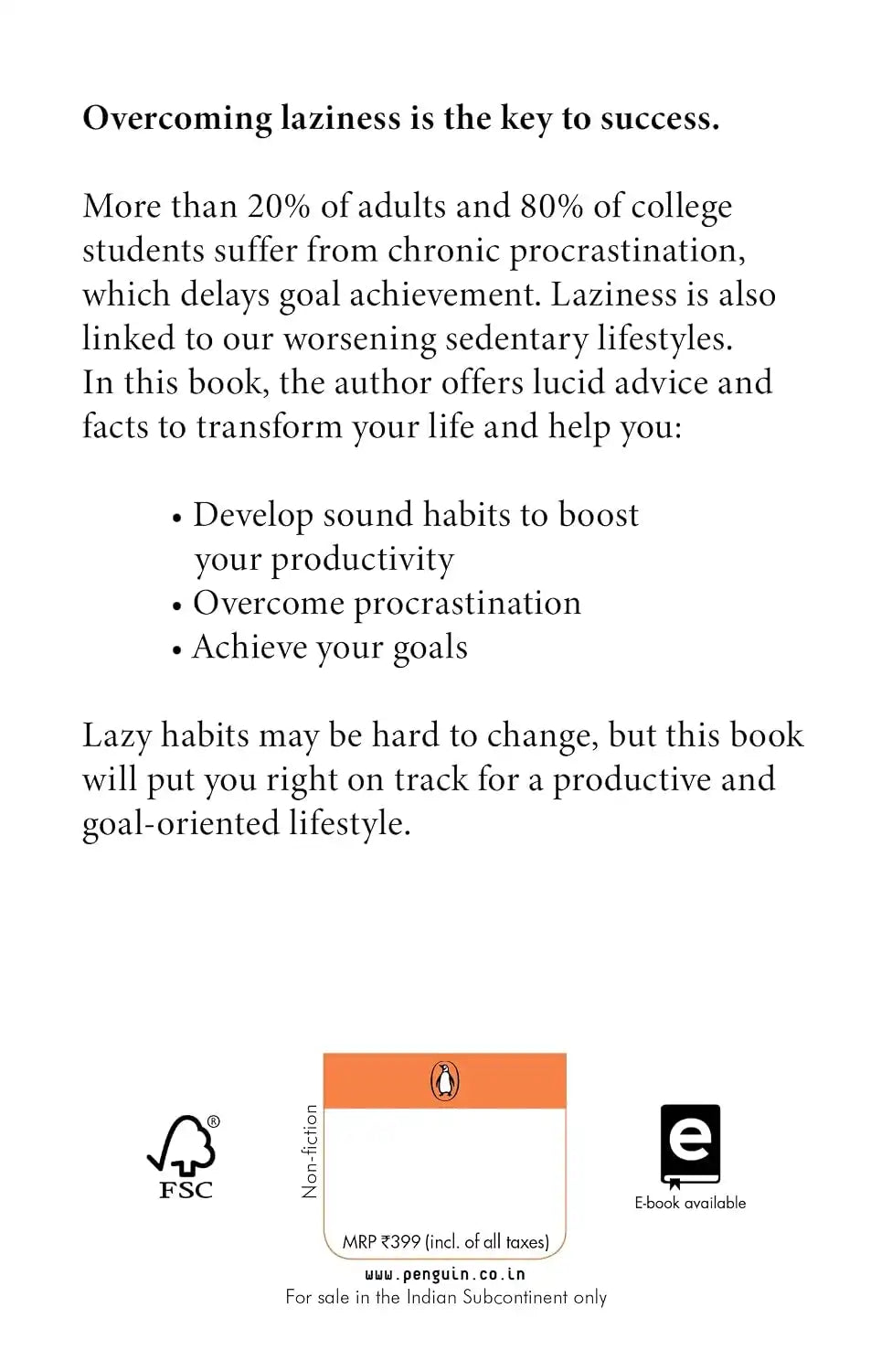 The Art Of Laziness | Hardcover