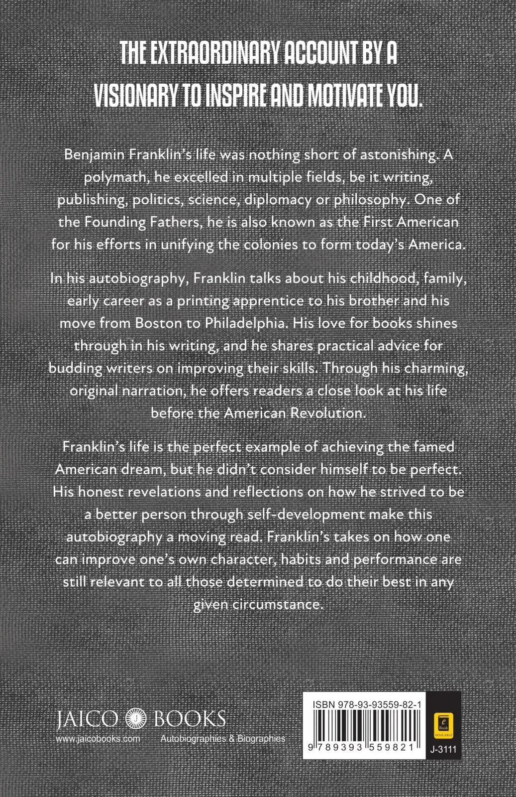 The Autobiography Of Benjamin Franklin