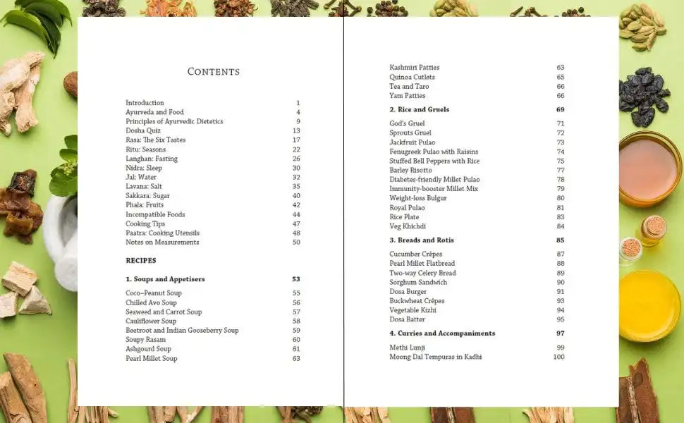The Ayurvedic Kitchen : Ancient Wisdom To Balance Body, Mind And Soul