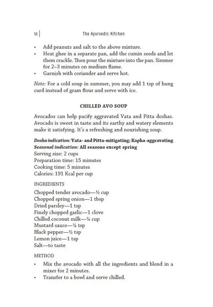 The Ayurvedic Kitchen : Ancient Wisdom To Balance Body, Mind And Soul