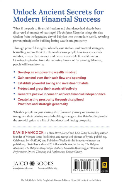 The Babylon Blueprint : Timeless Strategies for Wealth, Wisdom and Well-being