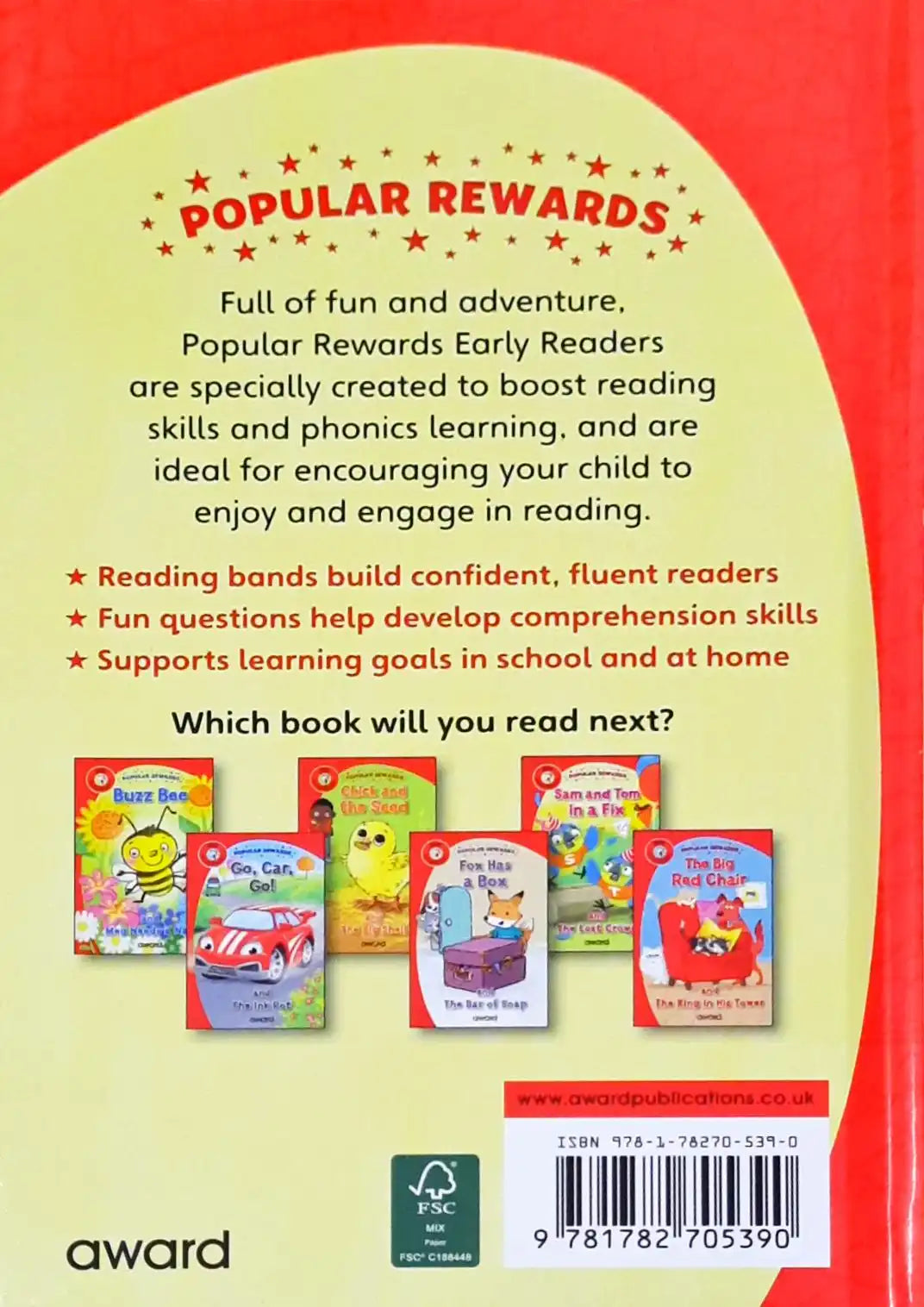 The Big Red Chair : Popular Rewards - Red Early Reader
