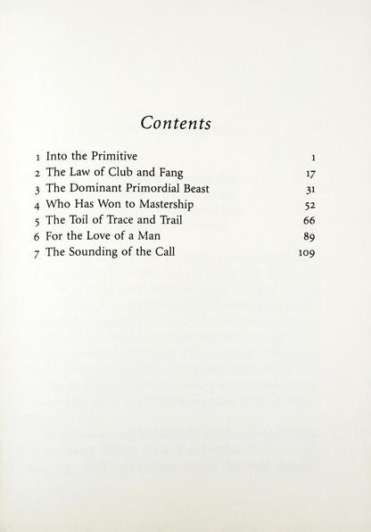 The Call of the Wild