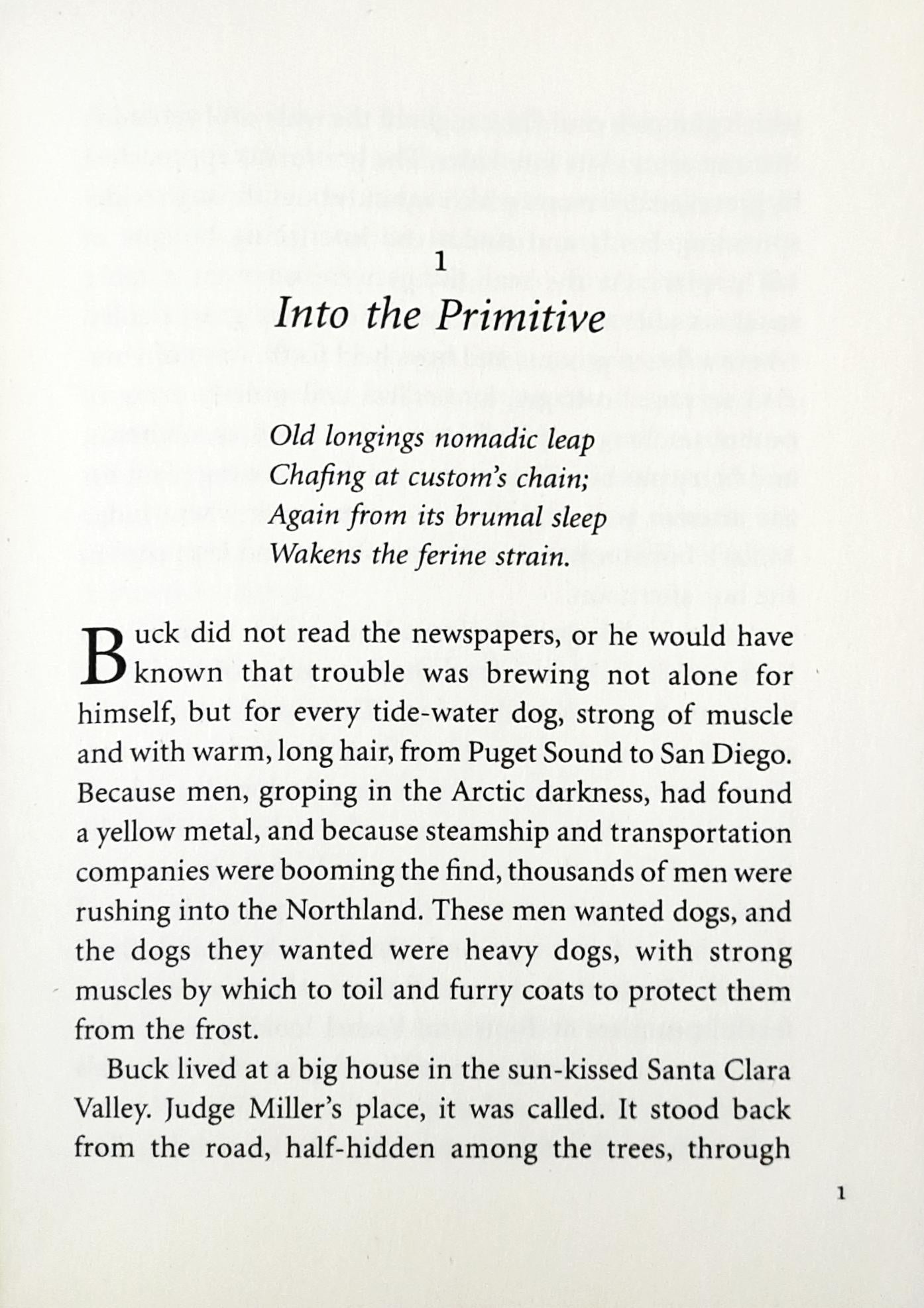 The Call of the Wild