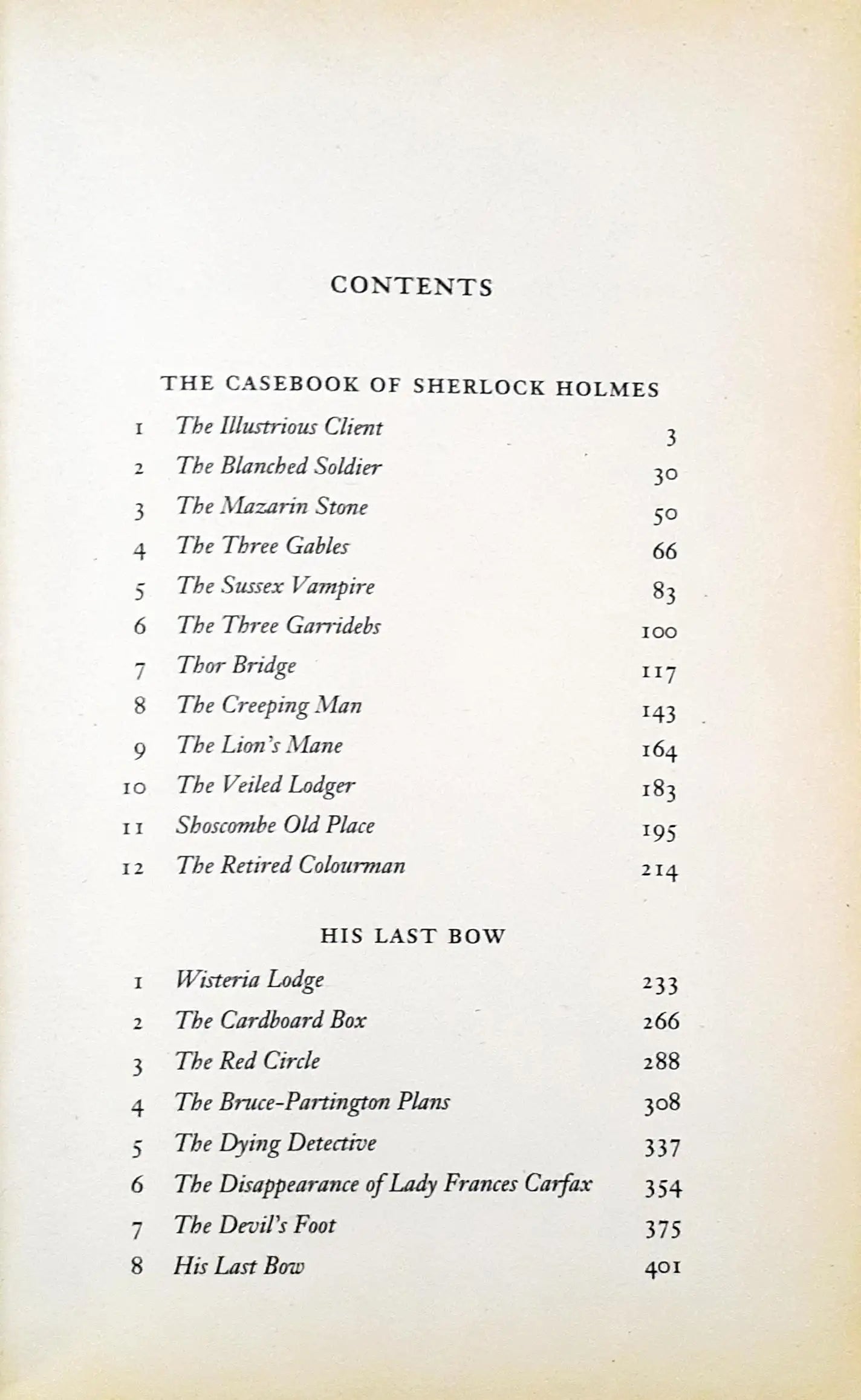 Sherlock Holmes #8-9 : The Casebook of Sherlock Holmes & His Last Bow (P)