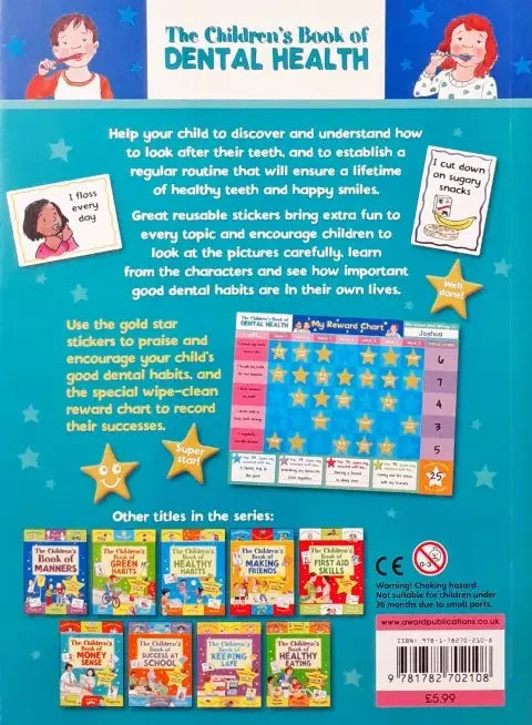 The Children's Book Of Dental Health Includes Reward Chart & Over 50 Stickers