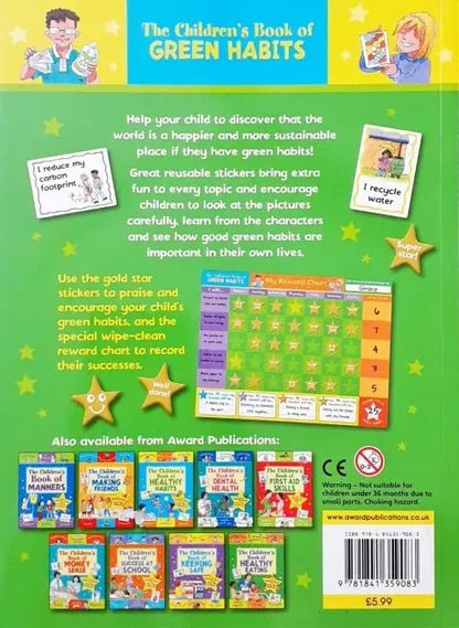 The Children's Book Of Green Habits Includes Reward Chart & Over 50 Stickers