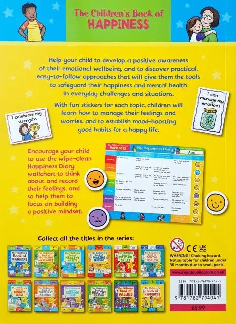 The Children's Book Of Happiness Includes Happiness Diary Wall Chart & Over 70 Stickers