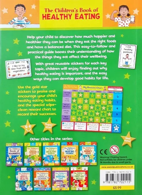 The Children's Book Of Healthy Eating Includes Reward Chart & Over 50 Stickers