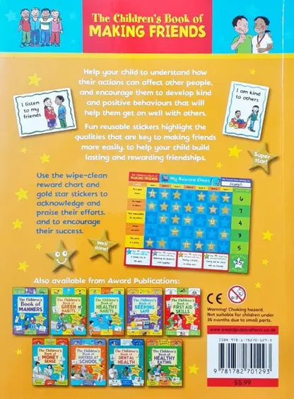 The Children's Book Of Making Friends Includes Reward Chart & Over 50 Stickers