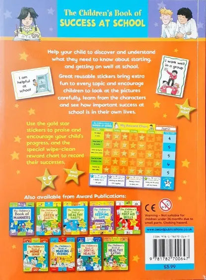 The Children's Book Of Success At School Includes Reward Chart & Over 50 Stickers