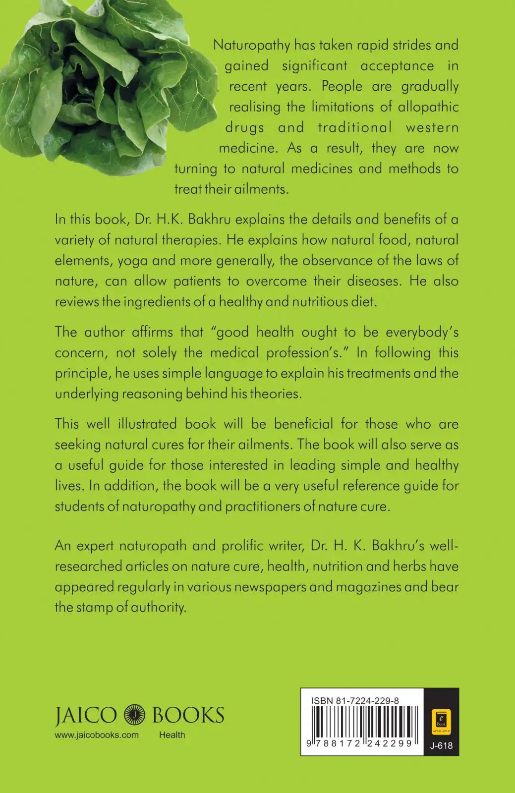 The Complete Handbook Of Nature Cure