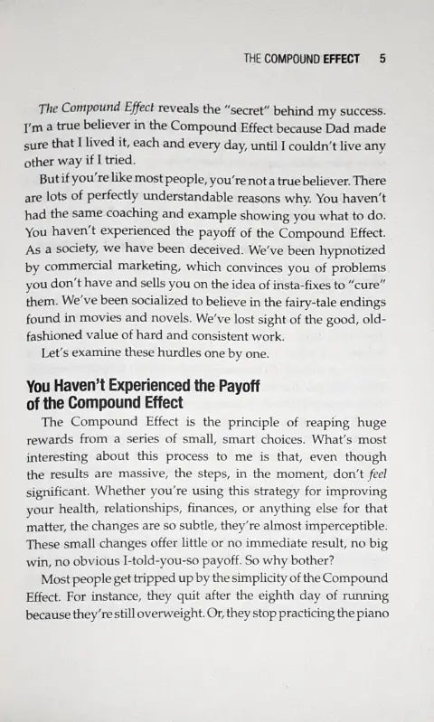 The Compound Effect