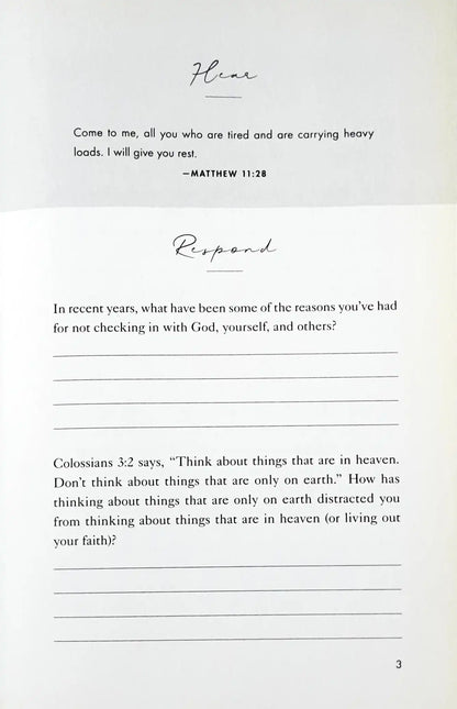 The Daily Check-In: A 60 Day Journey to Finding Your Strength Faith and Wholeness