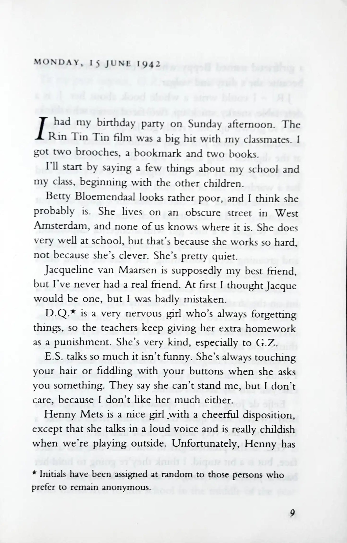 Anne Frank : The Diary of a Young Girl (P)