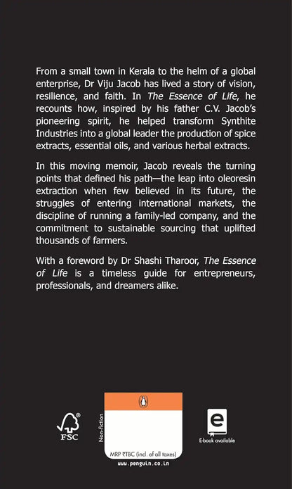 The Essence Of Life : A Memoir | Hardcover