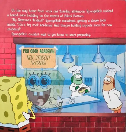 Spongebob Squarepants A Story About Getting Glasses The Eye Of The Fry Cook Nickelodeon (P)