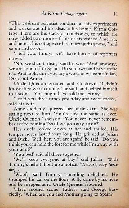 The Famous Five #9 Five Fall into Adventure (P)