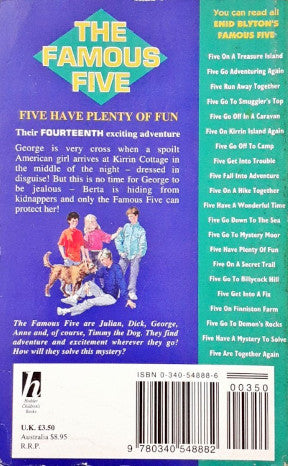 The Famous Five #14 Five Have Plenty Of Fun (P)