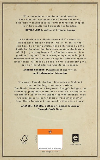 The Ghadar Movement | Hardcover