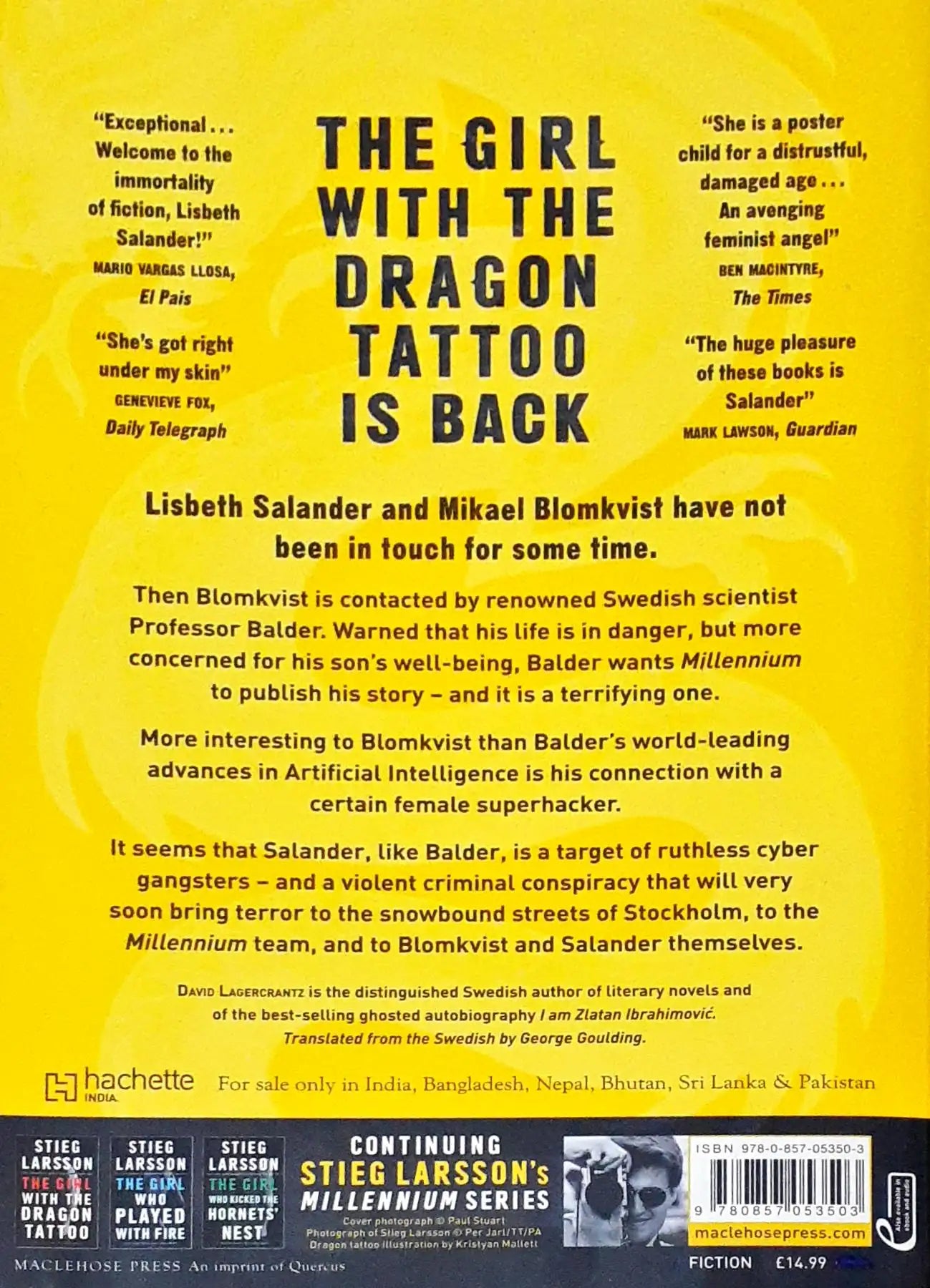 Millennium #4 : The Girl in the Spider's Web (P)