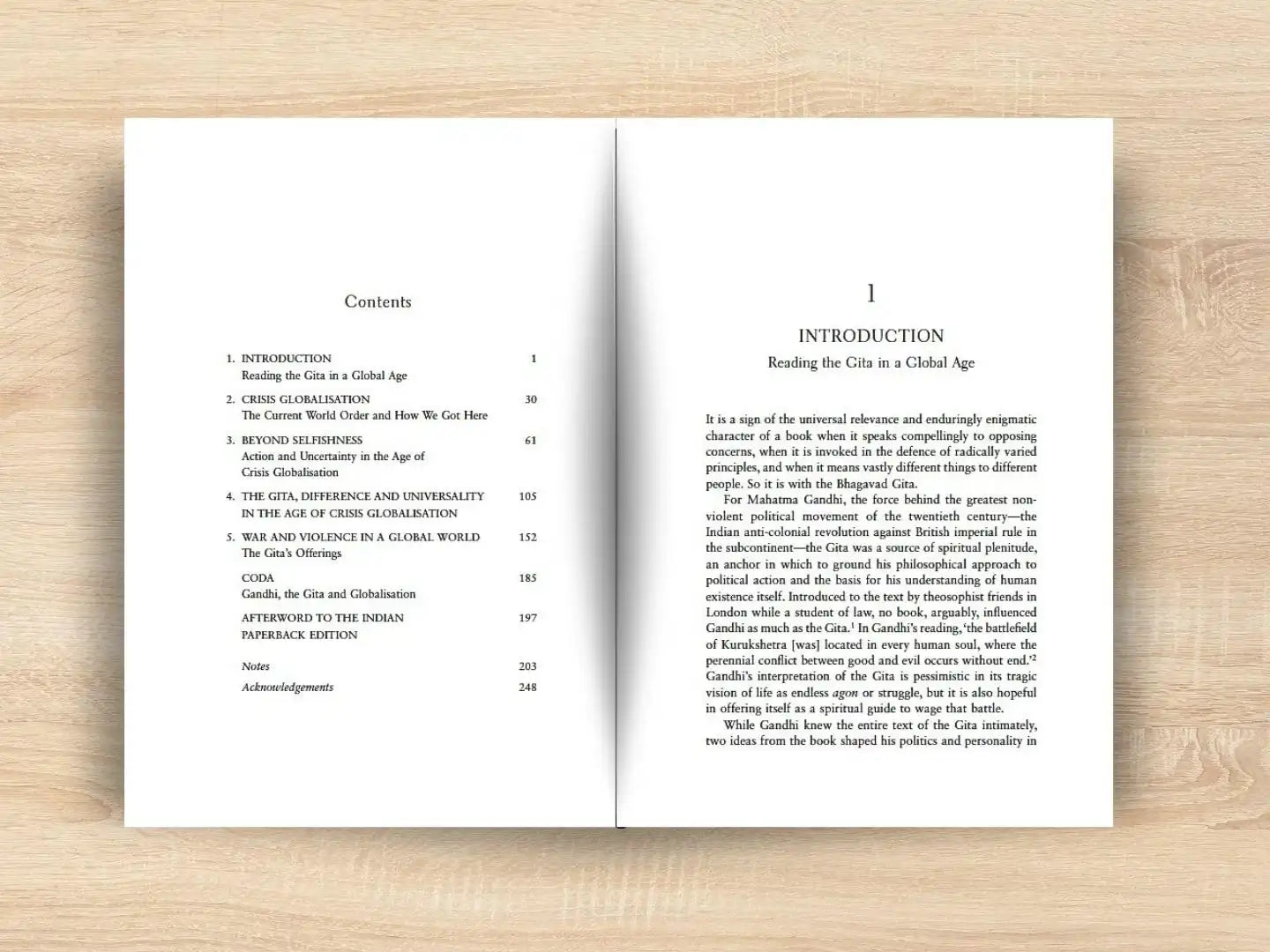 The Gita For A Global World : Ethical Action In An Age Of Flux