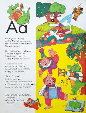 Time Life Early Learning Program Reading The Great ABC Treasure Hunt A Hidden Letter Alphabet Book