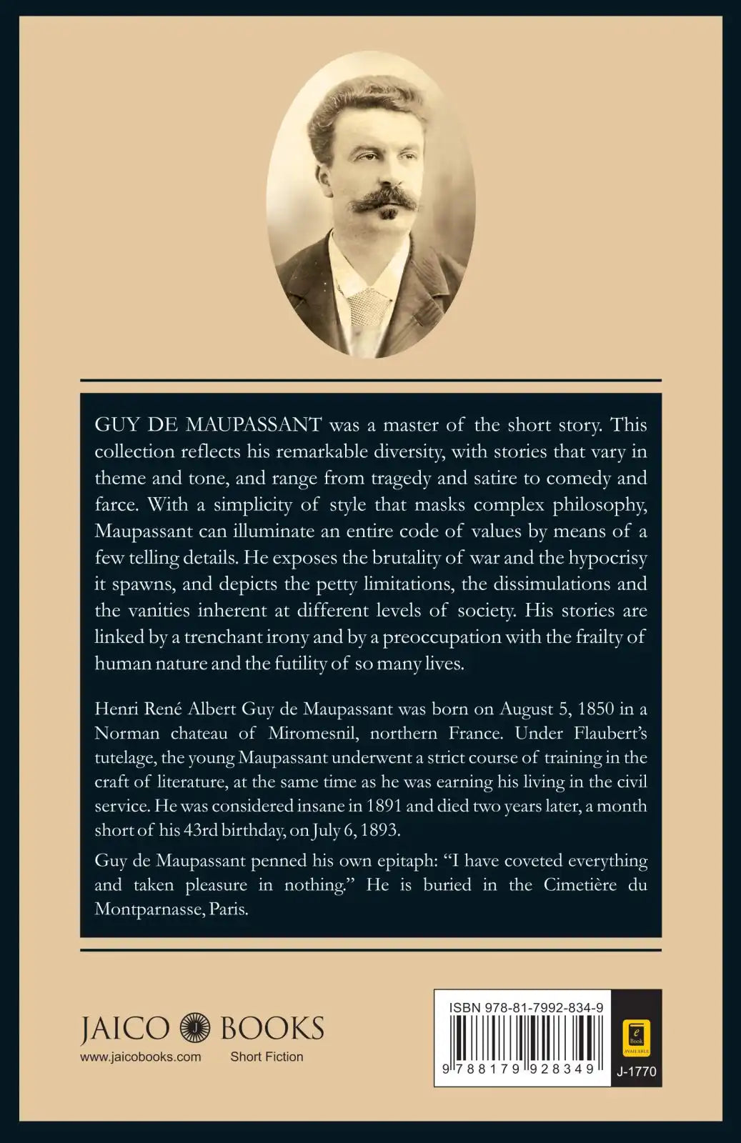 The Great Short Stories : Guy De Maupassant
