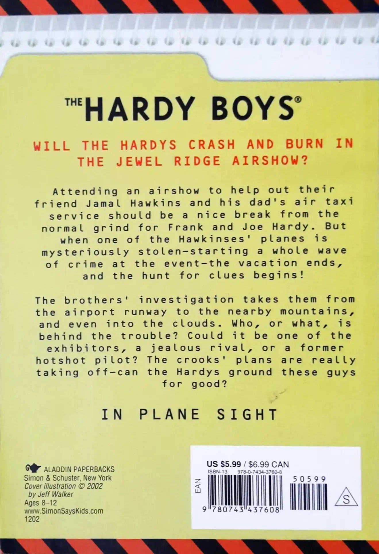 The Hardy Boys #176 : In Plane Sight (P)