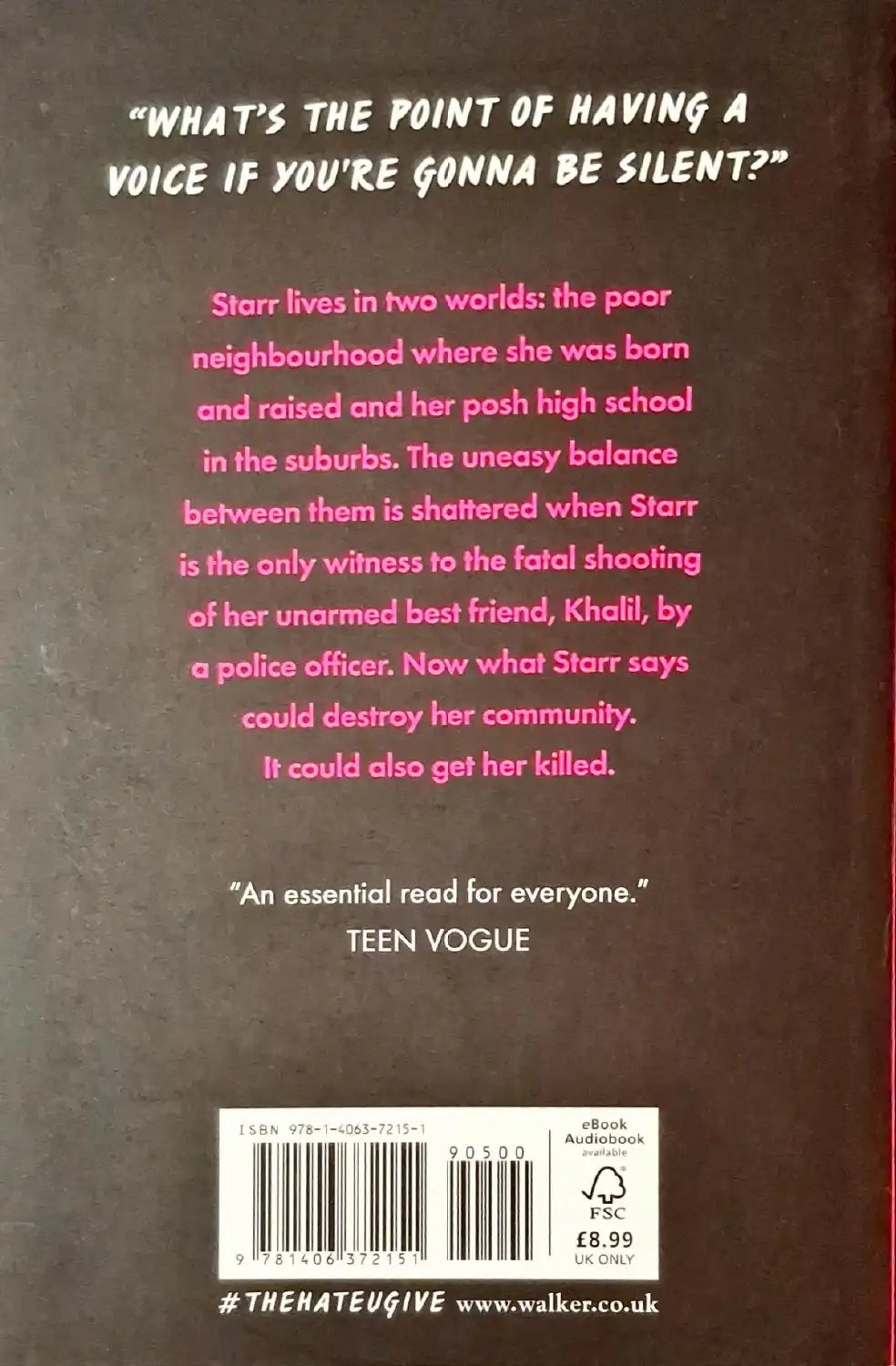 The Hate U Give #1 : The Hate U Give