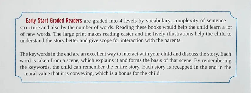 Early Start Graded Readers Level 3 The Horse And The Lion Moral Based Stories With Keywords