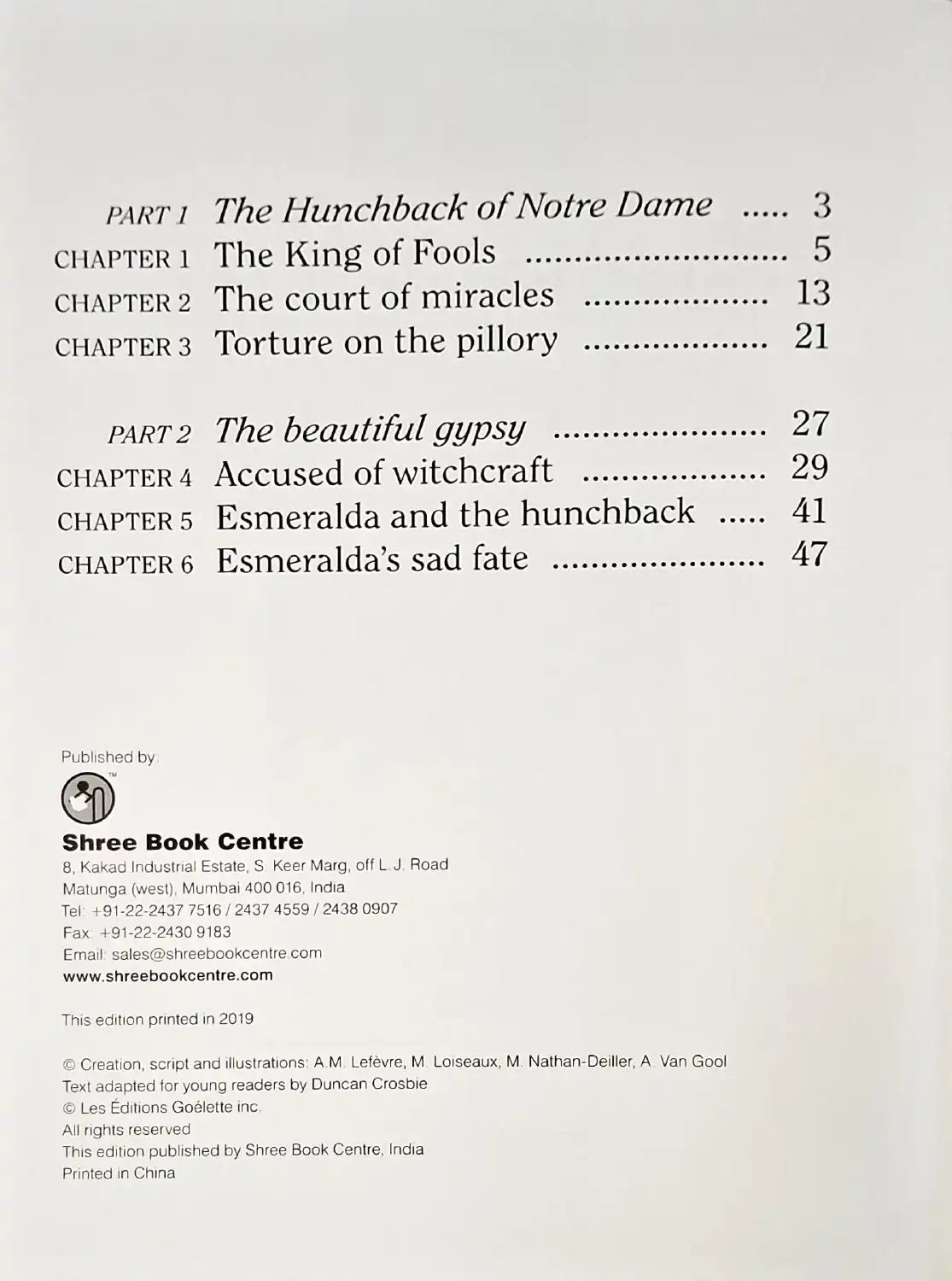 Junior Classics : The Hunchback of Notre Dame