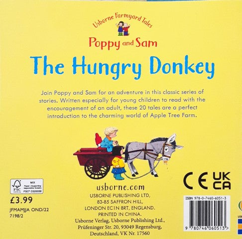 Usborne Farmyard Tales 6 Poppy and Sam The Hungry Donkey