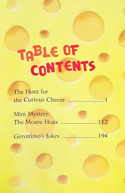 Geronimo Stilton The Hunt For The Curious Cheese (HC) (P)