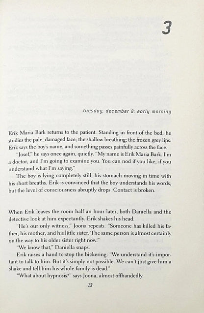 Joona Linna #1 : The Hypnotist (P)