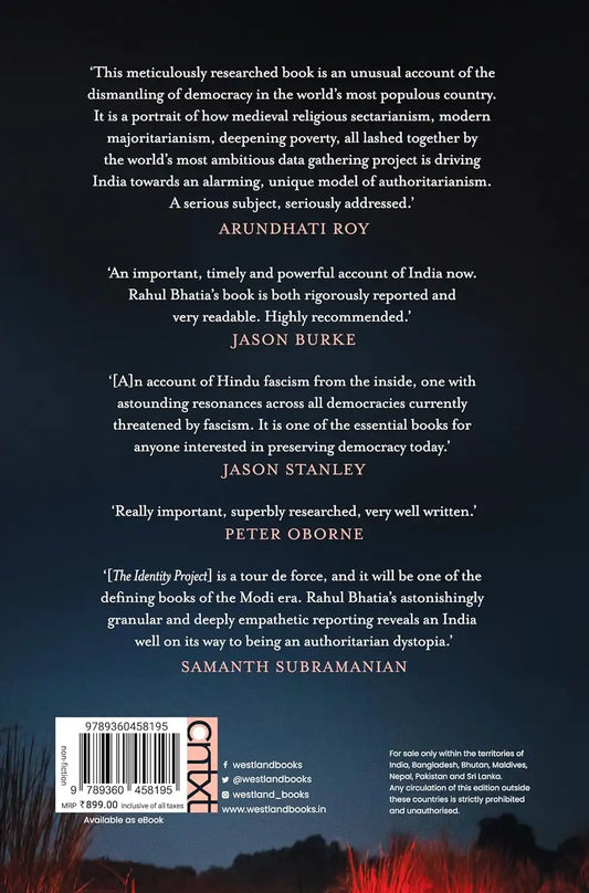 The Identity Project : The Unmaking Of A Democracy | Hardcover