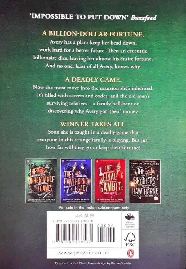 The Inheritance Games #1 : The Inheritance Games – Books and You