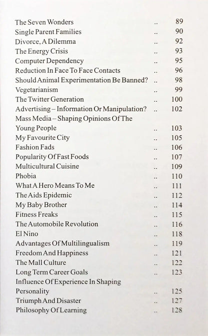 The Intelligent Book of Essays | Secondary Level