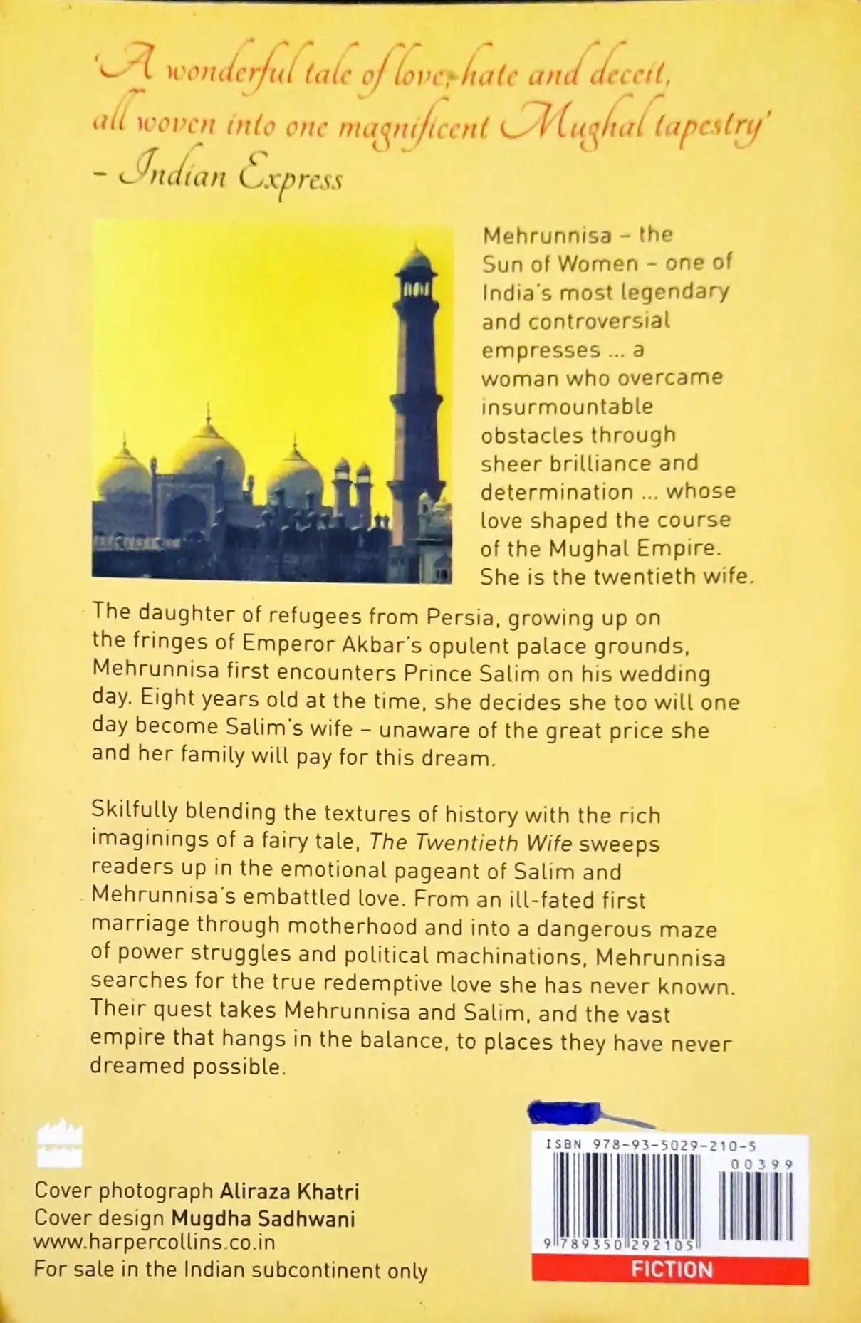 Taj Mahal Trilogy #1 : The Twentieth Wife (P)