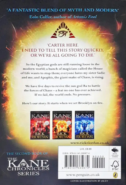 The Kane Chronicles #2 : The Throne of Fire