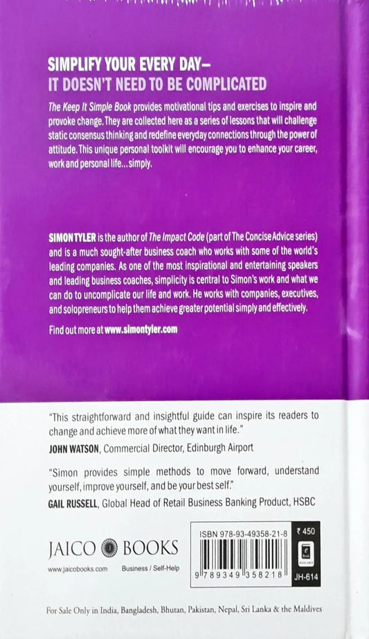 The Keep It Simple Book : 50 Ways to Uncomplicate Your Life and Work