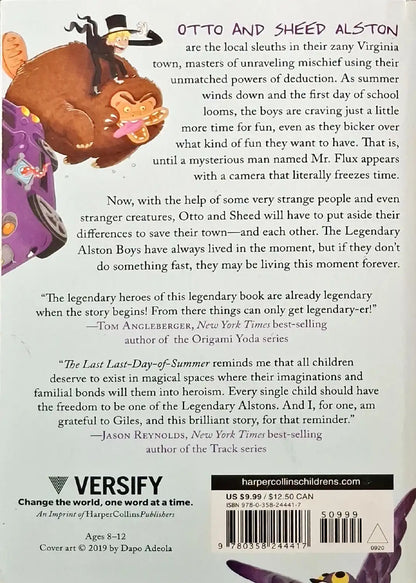 A Legendary Alston Boys Adventure #1 : The Last Last-Day-of-Summer