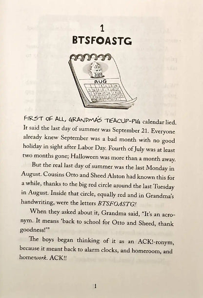 A Legendary Alston Boys Adventure #1 : The Last Last-Day-of-Summer