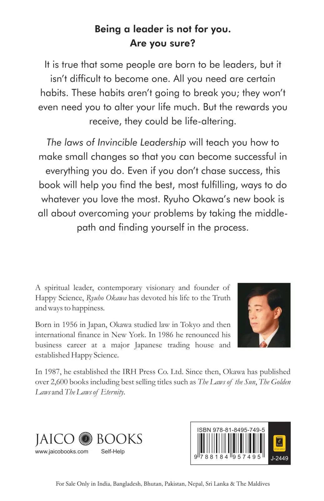The Laws Of Invincible Leadership