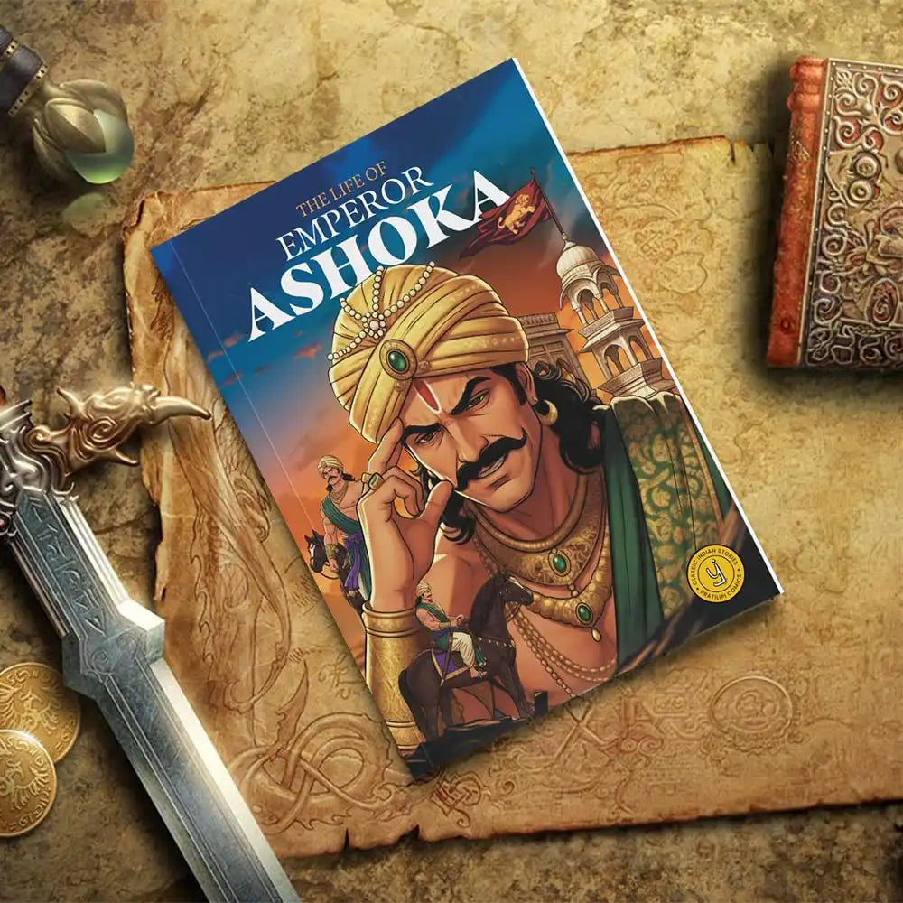 The Life Of Emperor Ashoka : Classic Indian Stories (Comic)