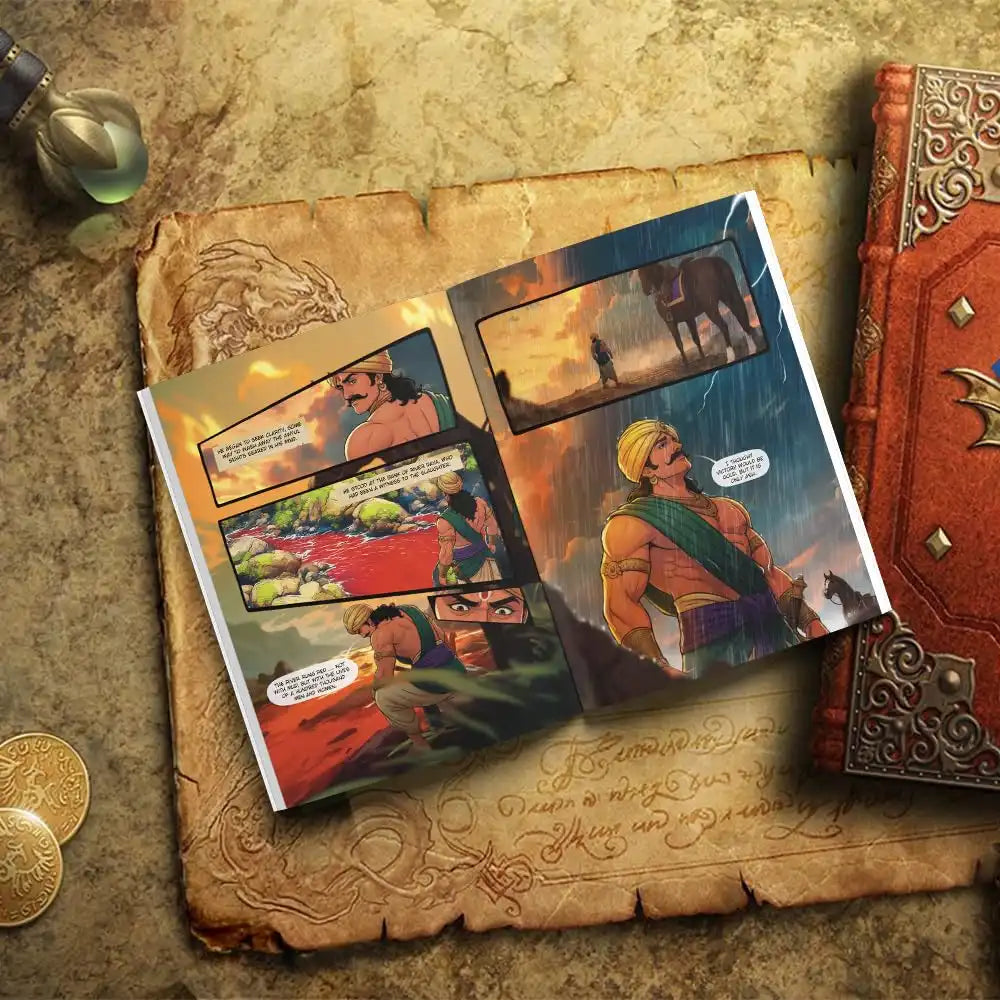 The Life Of Emperor Ashoka : Classic Indian Stories (Comic)
